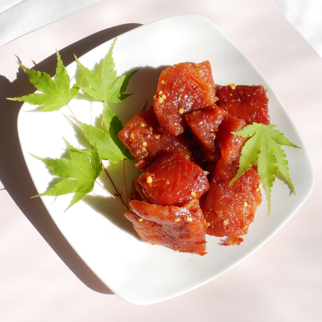 Chili Maple Salmon Nuggets 1lb　”メープルサーモンナゲット”