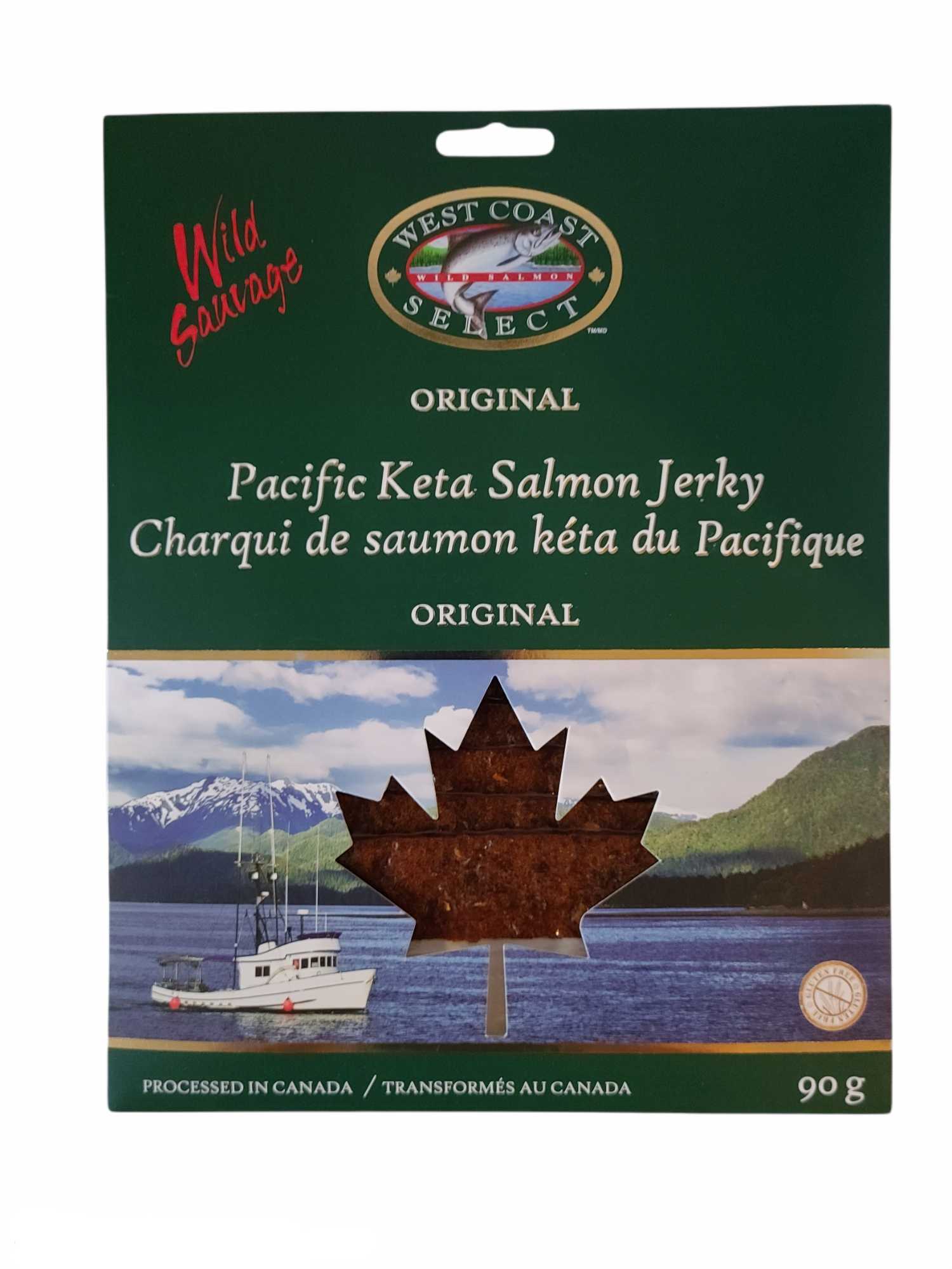 Salmon jerky Original / Peppered Hot / Teriyaki