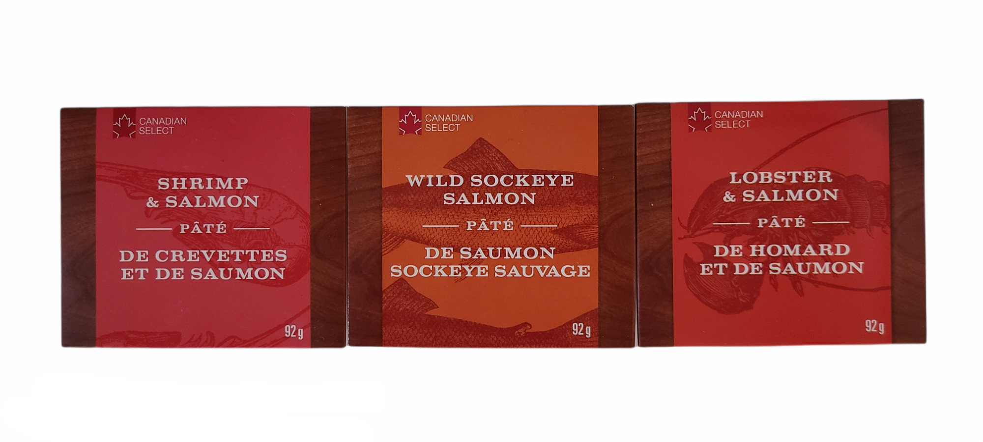 Pate Spread: Lobster & Salmon / Shrimp & Salmon / Wild Sockeye Salmon