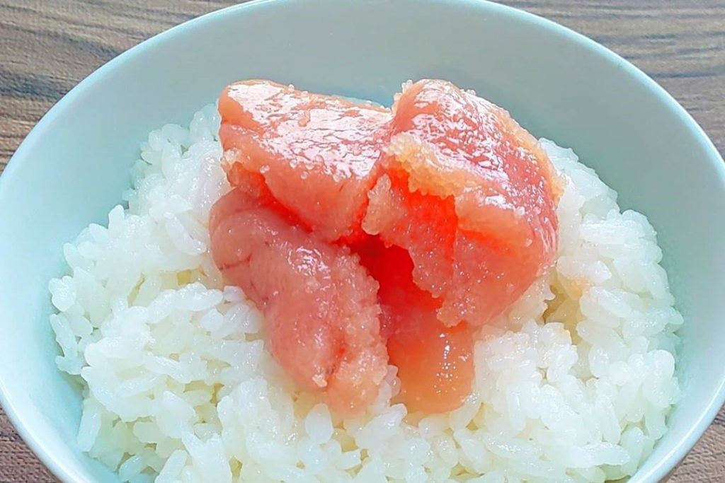 ”Mentaiko" cod roe with green chili & Yuzu  朝からお疲れさまです！ 築地まかない　青唐辛子と柚子の明太子