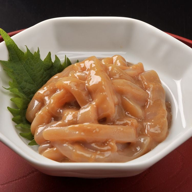 "Shio-kara"   Salted cuttlefish  王様シリーズ！ アオリイカでつくる塩辛　